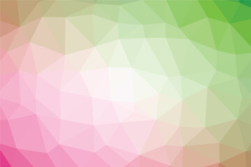 Obraz premium Multicolor polygon pattern. Low poly design. Vector illustration 