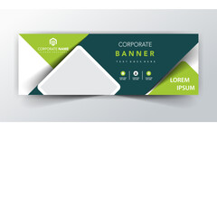 Business editable webinar horizontal banner template new design. Modern banner design with black and white background and yellow frame shape. Usable for banner, cover, and header.
