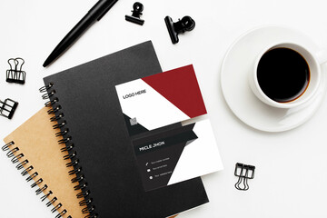 Naklejka premium business card 