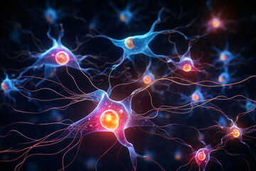 Neural connections send many signals between cells