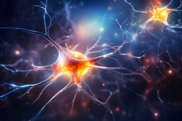 Many neural connections send signals