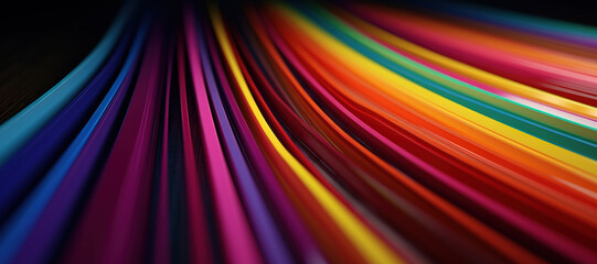 colorful wave lines pattern, gradation 7