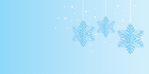 Naklejka na ściany i meble Vector abstract background design with a winter theme.