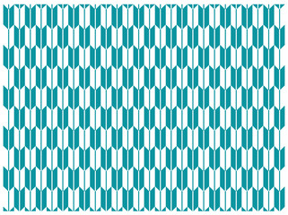 和柄・矢絣（やがすり）青色