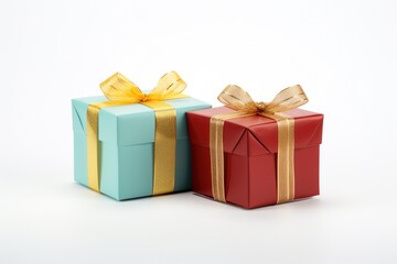 tiny gift boxes wrapped with fabric