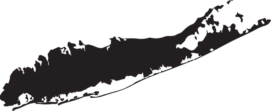 Silhouette of Long Island