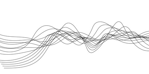 Abstract white background with a glowing abstract waves. Abstract wave element for design. Digital frequency track equalizer, Futuristic background design. Long exposure, Light painting photography.