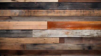 Wooden minimal boards abstract background. Generative AI