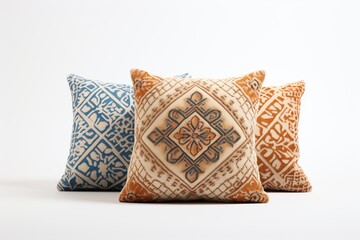 Colorful decorative pillows ,Moroccan style , close up