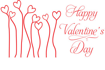 Happy Valentines day love sign design romantic couple 
