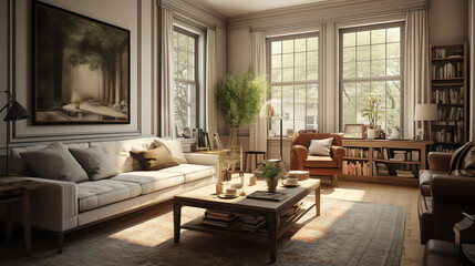 Fototapeta premium modern living room