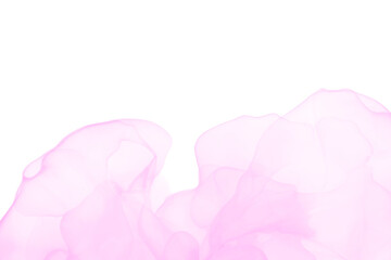 Fototapeta premium Abstract pink watercolor background, shape, design element. Colorful hand painted texture. abstract splash background