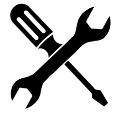 wrench and screwdriver