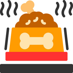 Pet food bowl Icon