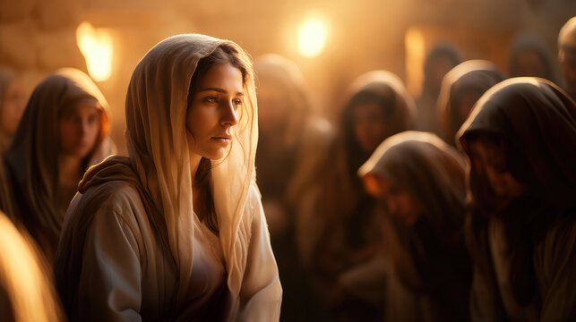Biblical character. Woman 