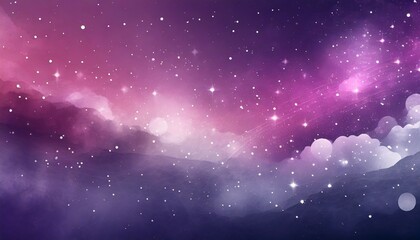 abstract starlight and pink and purple clouds stardust blink background presentation star concept...