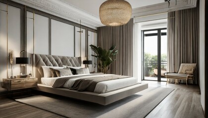 modern bedroom interior bedroom interior art deco style luxurious large bedroom modern contemporary...