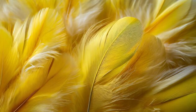 Bright yellow feathers hi-res stock photography and images - Alamy