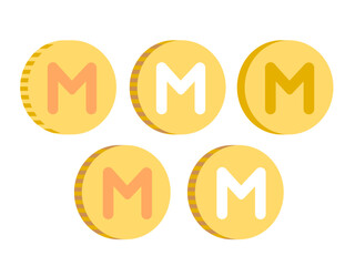 マネーコインのイラスト