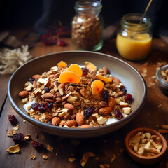 Fototapeta premium Zelf granola.