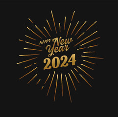 happy new year 2024 design