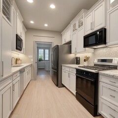 modern kitchen interior