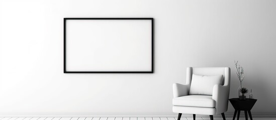 Contemporary monochrome design idea and structure