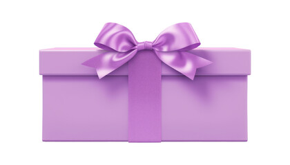 Obraz premium pink gift box isolated on transparent background cutout