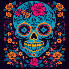 Calavera dia de muertos