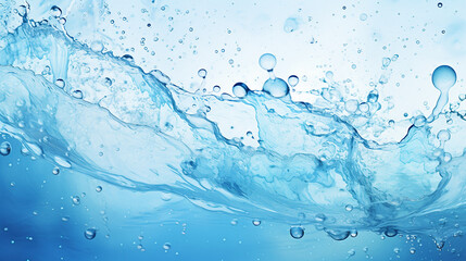 Water splash desktop background