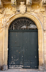 details of historic buildings in baroque style Lecce Italy