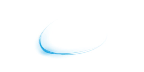 Obraz premium Blue glowing shiny lines effect. Luminous blue lines of speed. Light glowing effect. Light trail wave, fire path trace line and incandescence curve twirl. PNG.