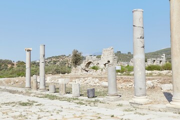 Fototapeta premium The ancient Lycian and Roman ruins of Patara in Antalya Province, Turkey