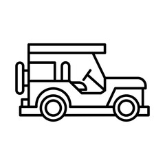 Fototapeta premium Jeep Icon Design