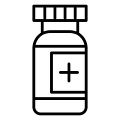 Obraz premium Antibiotic Icon