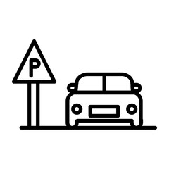 Parking Sign Icon