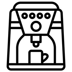 Smart Coffee Machine Icon