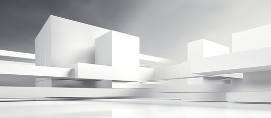 Background of a building with abstract architecture