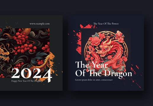 Happy New Year With Chinese Decoration Design and Generative ai