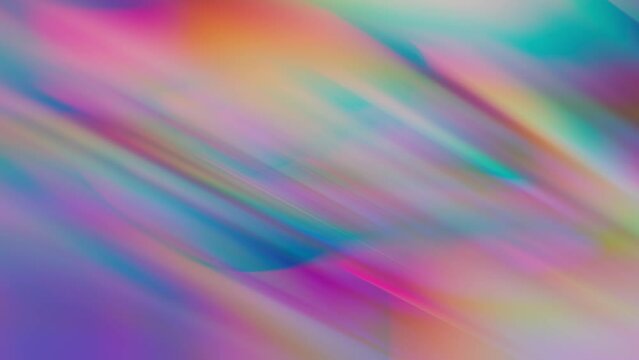 Slow-moving bright reflections. Abstract background in blue, yellow and purple colors. Seamless vj loop for event, party, carnival, celebration, anniversary or other.