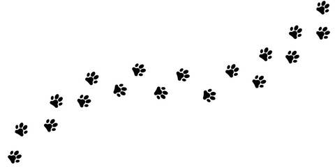 Paw print pets waling icon background © eMIL'