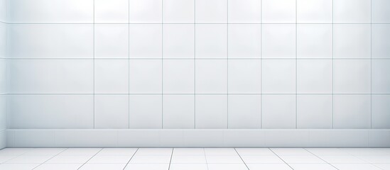 background made of white tiles