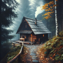 house in the woods