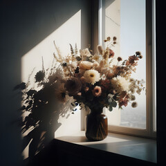 flowers in vase