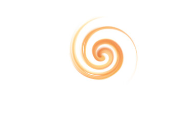 Vector light orange background of swirling texture