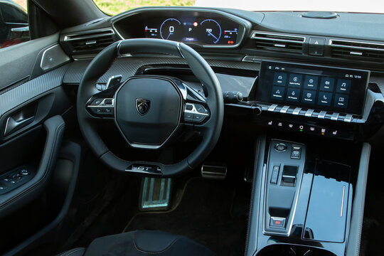 Peugeot 508 is a premium mid-size sedan. It has premium interior design.