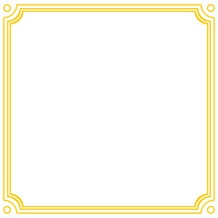 Decorative golden frame for your business background