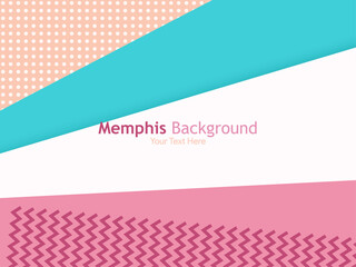 Christmas Background Memphis Style Template Design