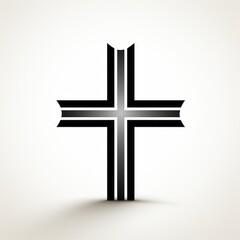 minimalistic logo in the shape of a cross