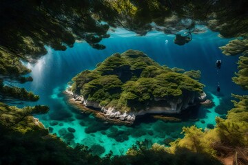 coral reef in the sea